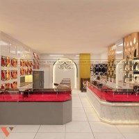 Tiệm vàng Vinh Hằng mang phong cách hiện đại đầy sang trọng